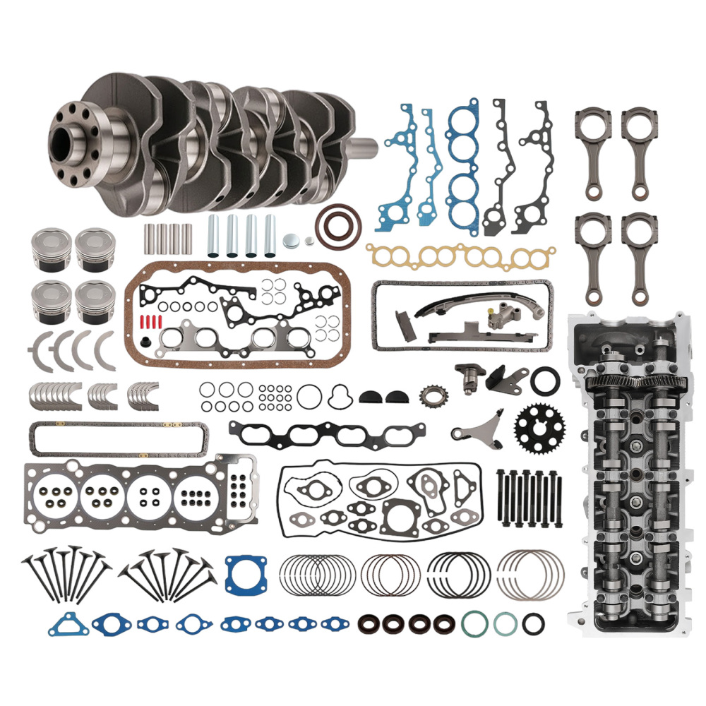 8 Ports Cylinder Head AssemblyEngine Rebuild Kit compatible for Toyota Tacoma 2.7L 3RZFE