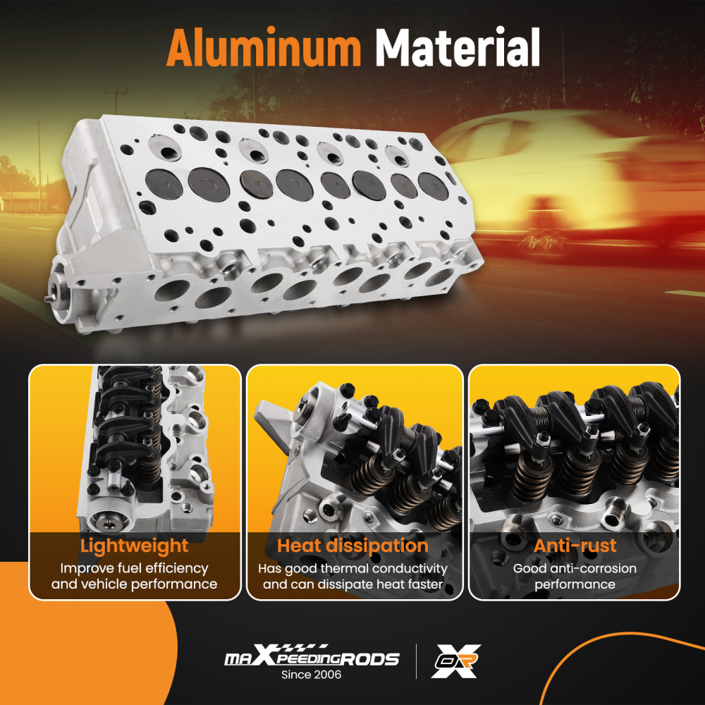 Cylinder Head Assembly compatible for Mitsubishi Pajero L200 1988-1995 4D56/T Diesel engine