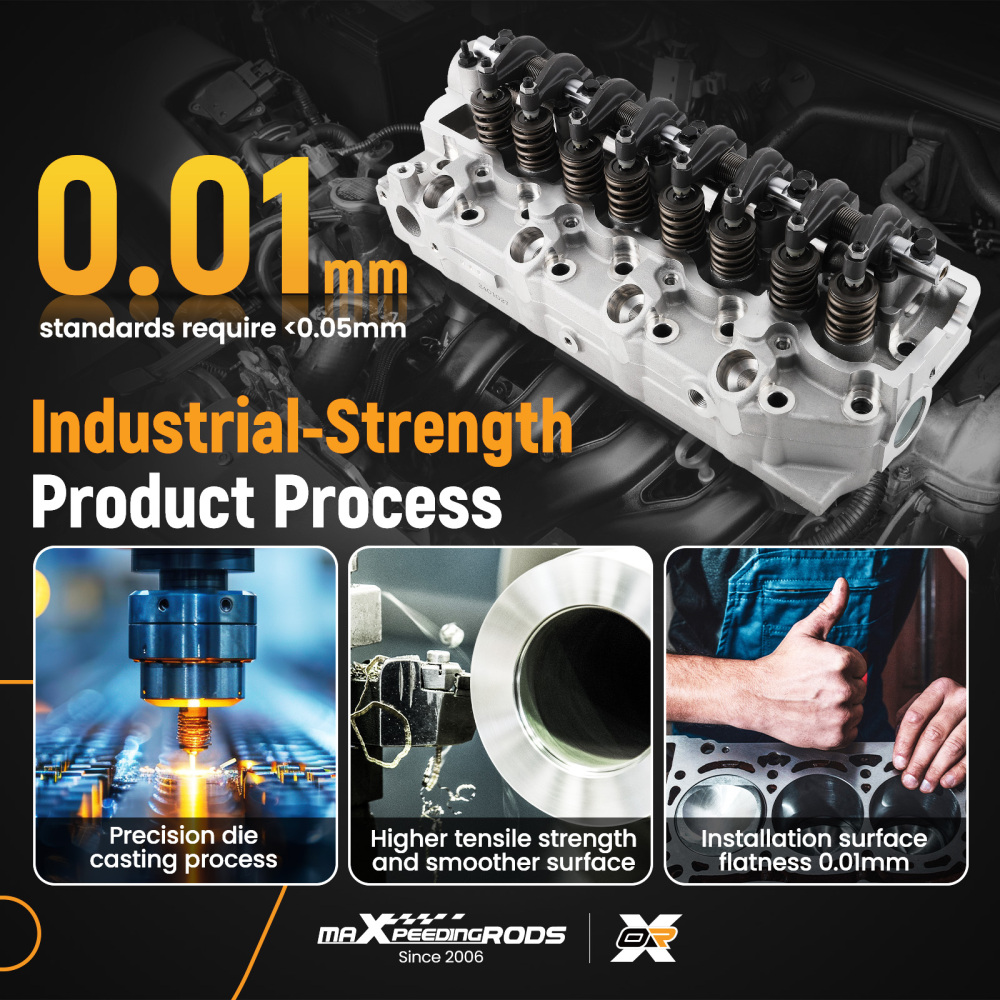 Cylinder Head Assembly compatible for Mitsubishi Pajero L200 1988-1995 4D56/T Diesel engine