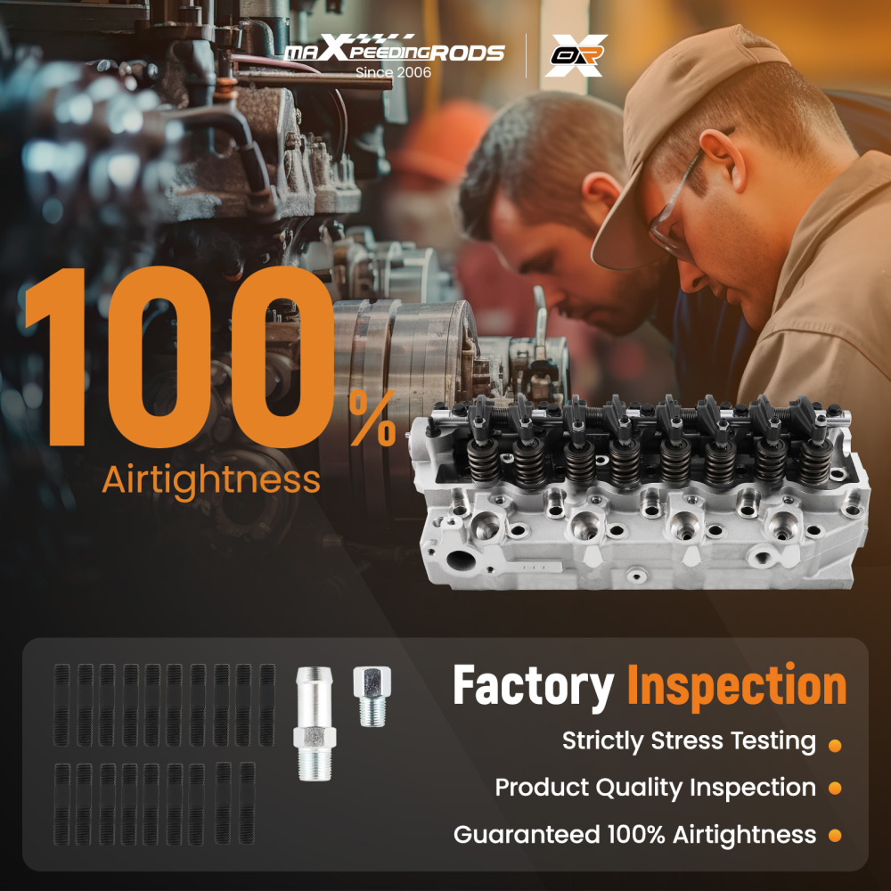 Cylinder Head Assembly compatible for Mitsubishi Pajero L200 1988-1995 4D56/T Diesel engine