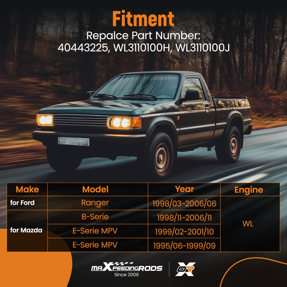 Full Assembled Cylinder Head compatible for Mazda Bravo B2500 2.5L WL WLAT WL-T MD25TI