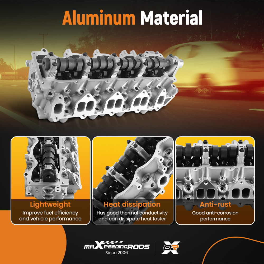 Full Assembled Cylinder Head compatible for Mazda Bravo B2500 2.5L WL WLAT WL-T MD25TI