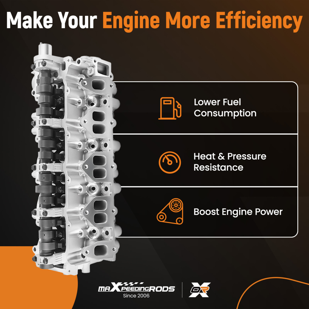 Full Assembled Cylinder Head compatible for Mazda Bravo B2500 2.5L WL WLAT WL-T MD25TI