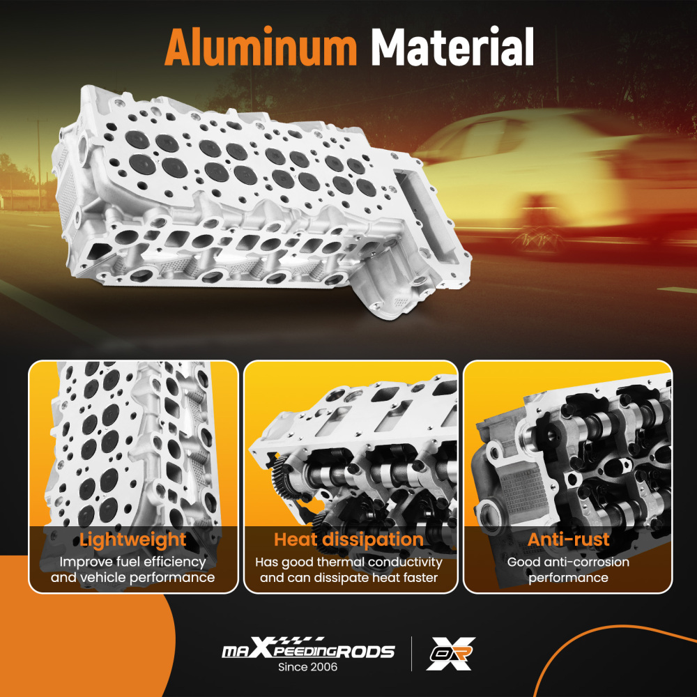 Assembled Cylinder Head compatible for ISUZU D-MAX 4JJ1 RODEO I 3.0L 8973559706 w/ cam