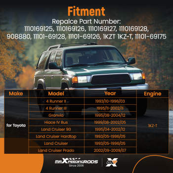 Cylinder Head compatible for Toyota 4Runner Hilux Prado compatible for Land Cruiser 1KZ-T 1KZ-TE Aluminum