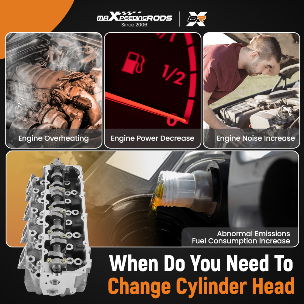 Cylinder Head compatible for Toyota 4Runner Hilux Prado compatible for Land Cruiser 1KZ-T 1KZ-TE Aluminum