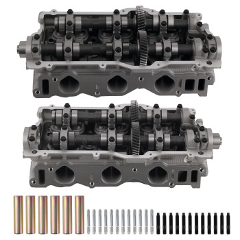 LeftRight Cylinder Head Assembly compatible for Toyota 4runner Tacoma 3.4L V6 DOHC 5VZFE