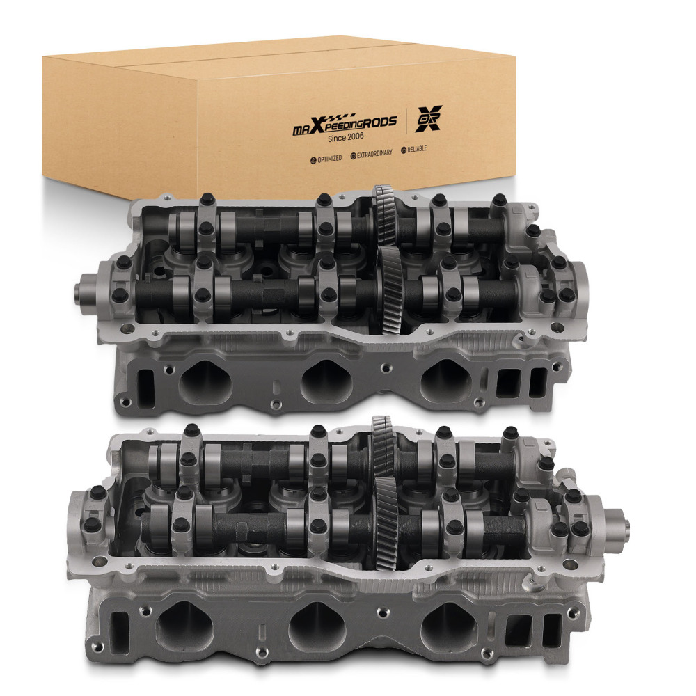 LeftRight Cylinder Head Assembly compatible for Toyota 4runner Tacoma 3.4L V6 DOHC 5VZFE