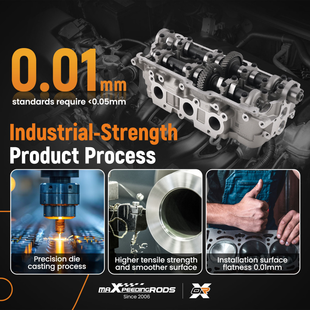 LeftRight Cylinder Head Assembly compatible for Toyota 4runner Tacoma 3.4L V6 DOHC 5VZFE