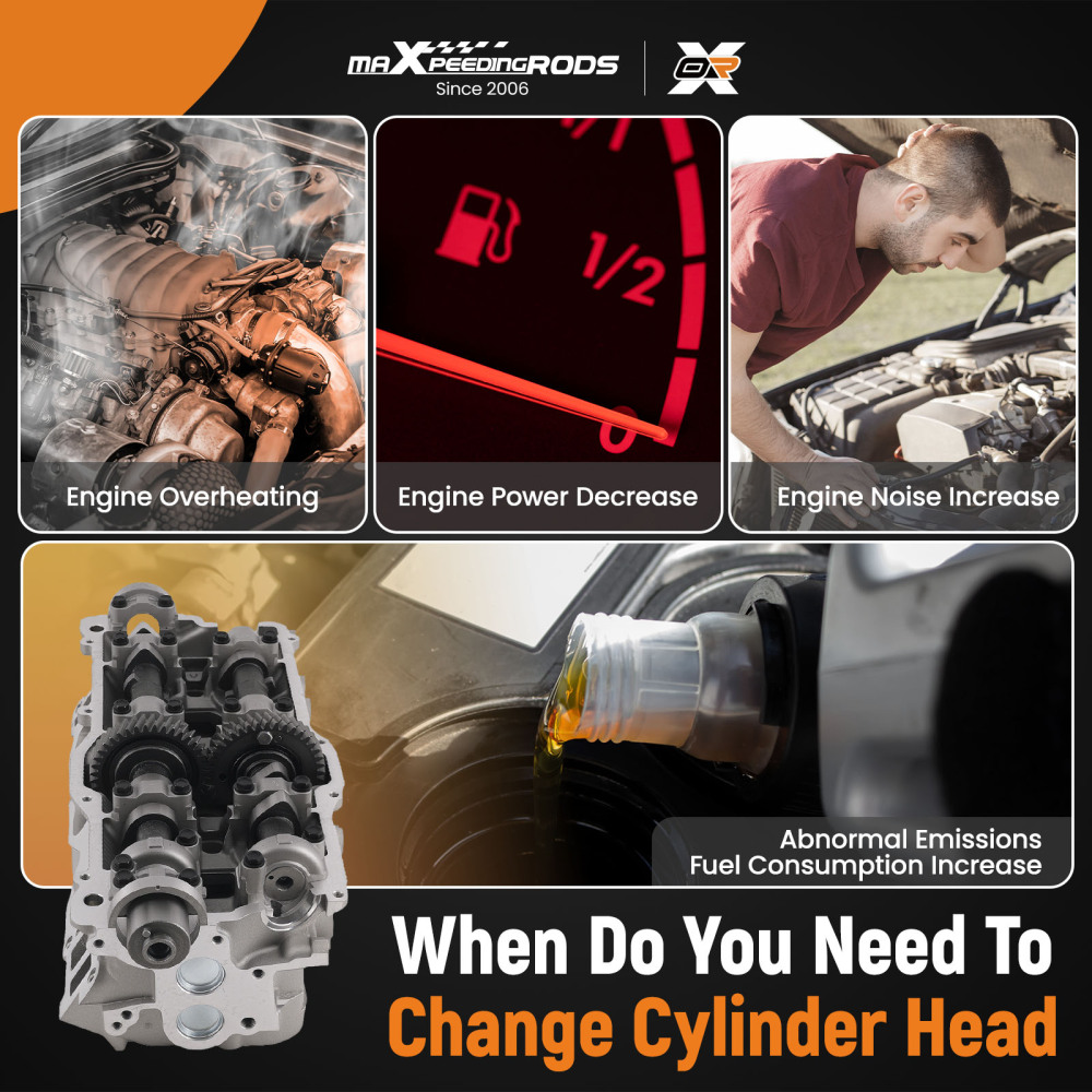 LeftRight Cylinder Head Assembly compatible for Toyota 4runner Tacoma 3.4L V6 DOHC 5VZFE