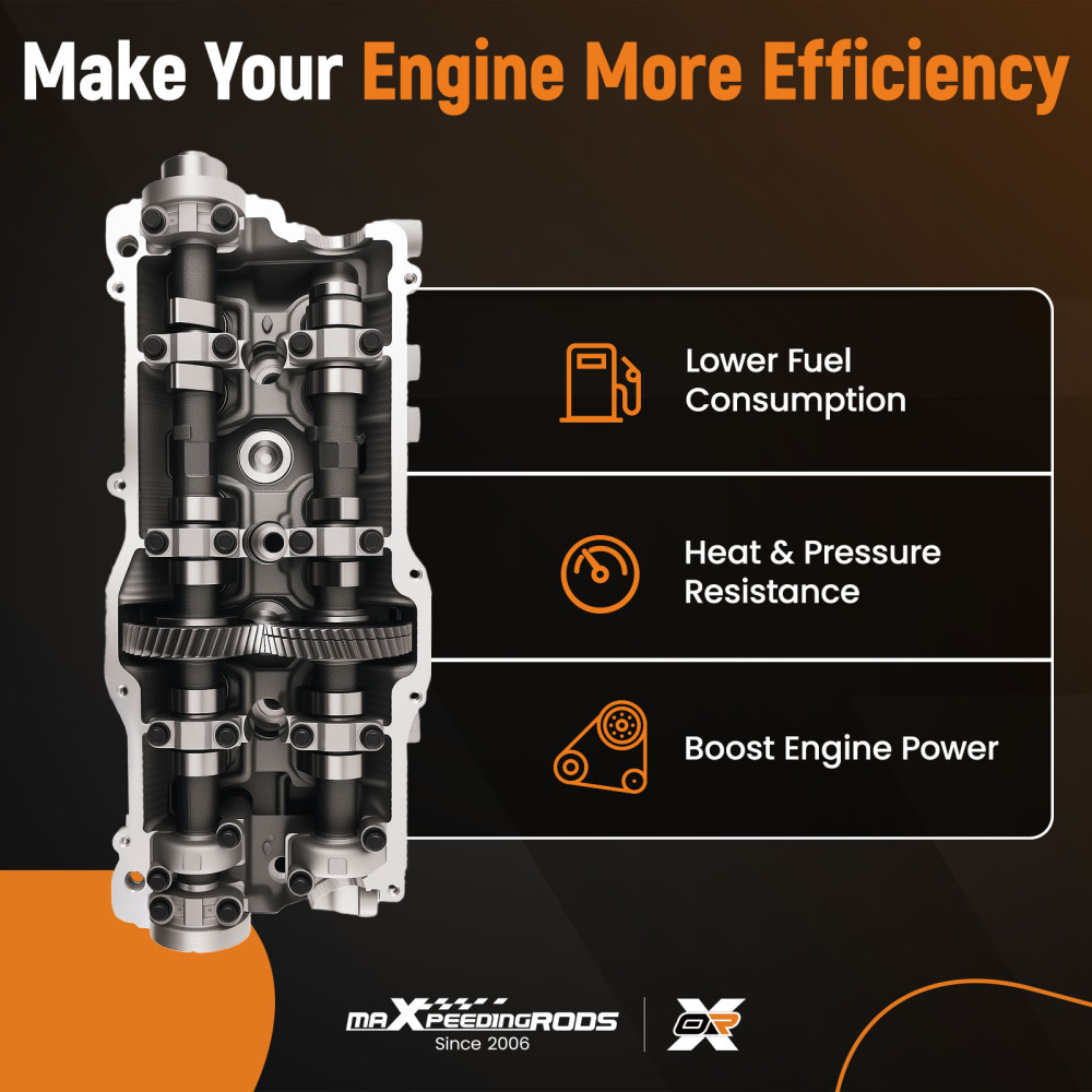 5VZFE Cylinder Head L+R compatible for Toyota T100 compatible for Tacoma 4runner Tundra 3.4L V6 DOHC 95-04