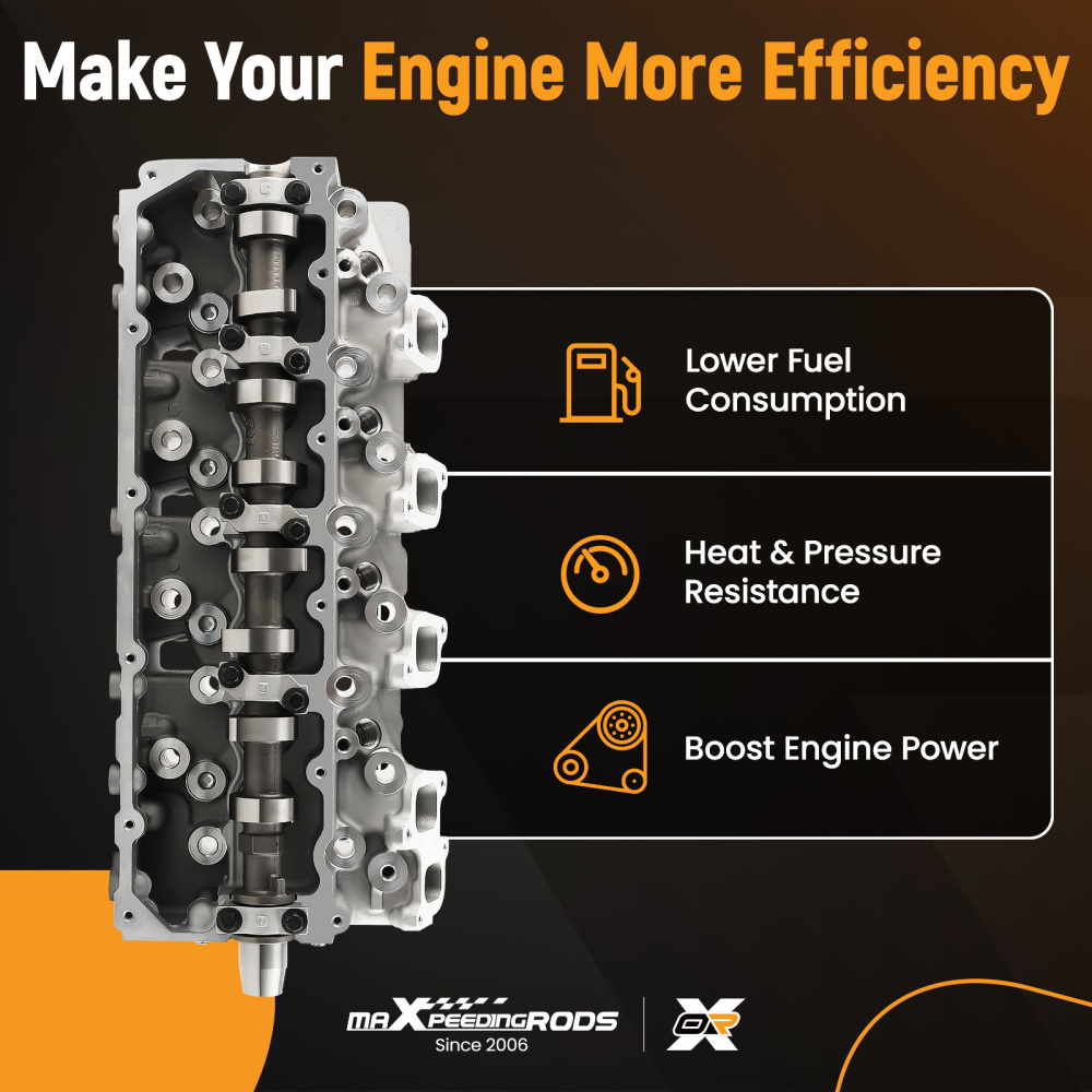 Assembled cylinder head compatible for Toyota Land Cruiser 1KZ-TE Prado Hilux KZJ120 908782