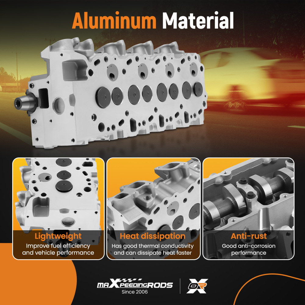 Assembled cylinder head compatible for Toyota Land Cruiser 1KZ-TE Prado Hilux KZJ120 908782