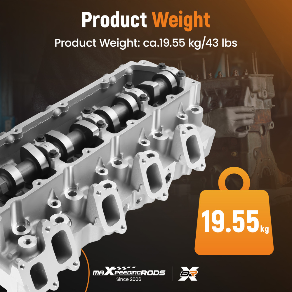 Assembled cylinder head compatible for Toyota Land Cruiser 1KZ-TE Prado Hilux KZJ120 908782