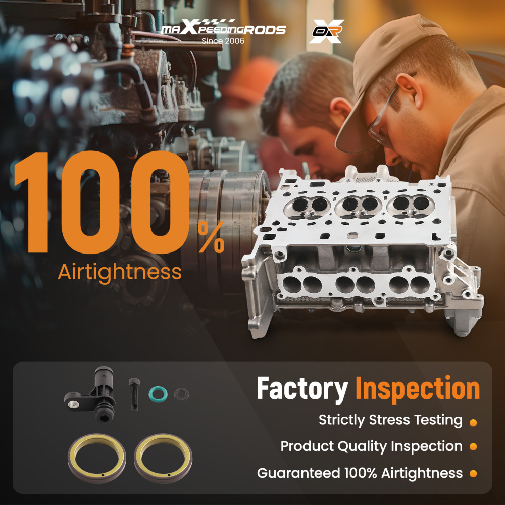 Complete Engine Cylinder Head Assembly compatible for Ford Focus 2015-2018 1.0L CM5Z-6049-E