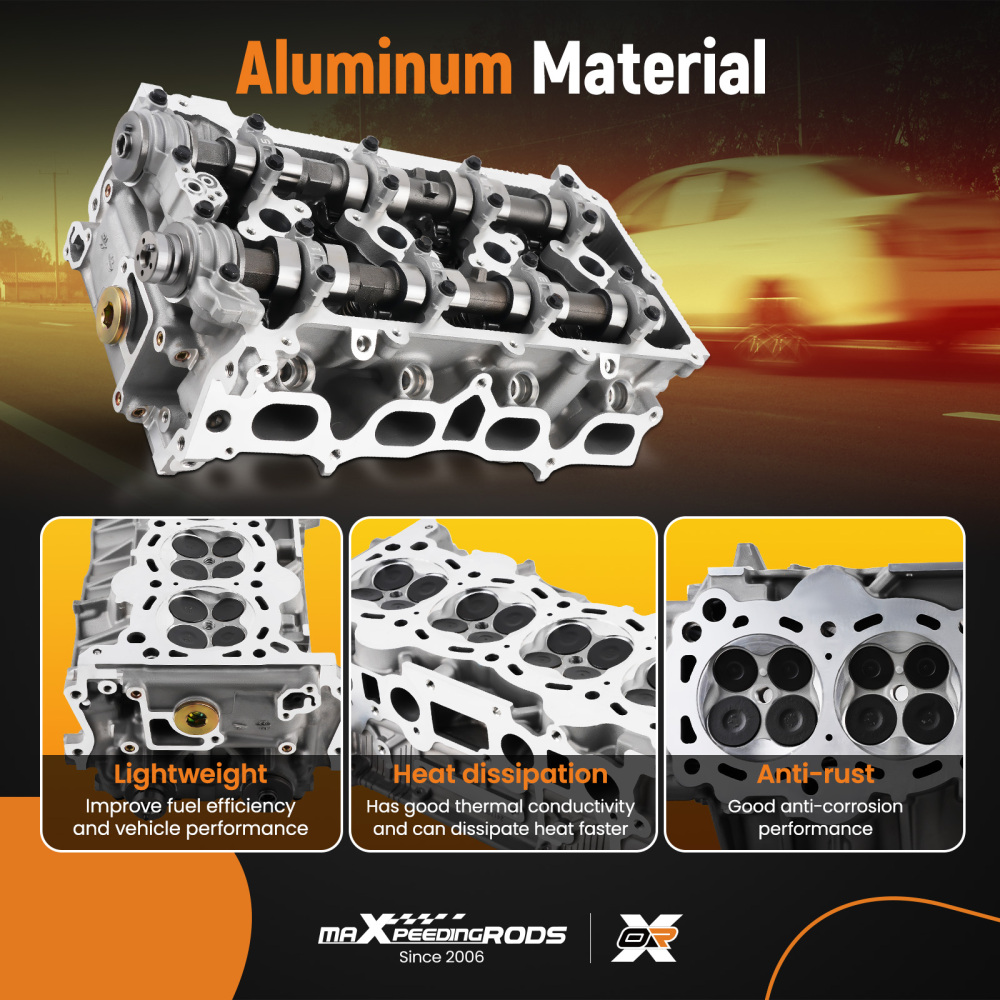 Complete Cylinder Head compatible for Toyota Tacoma Toyota 4Runner 2TR-FE 2.7L 2005-2022