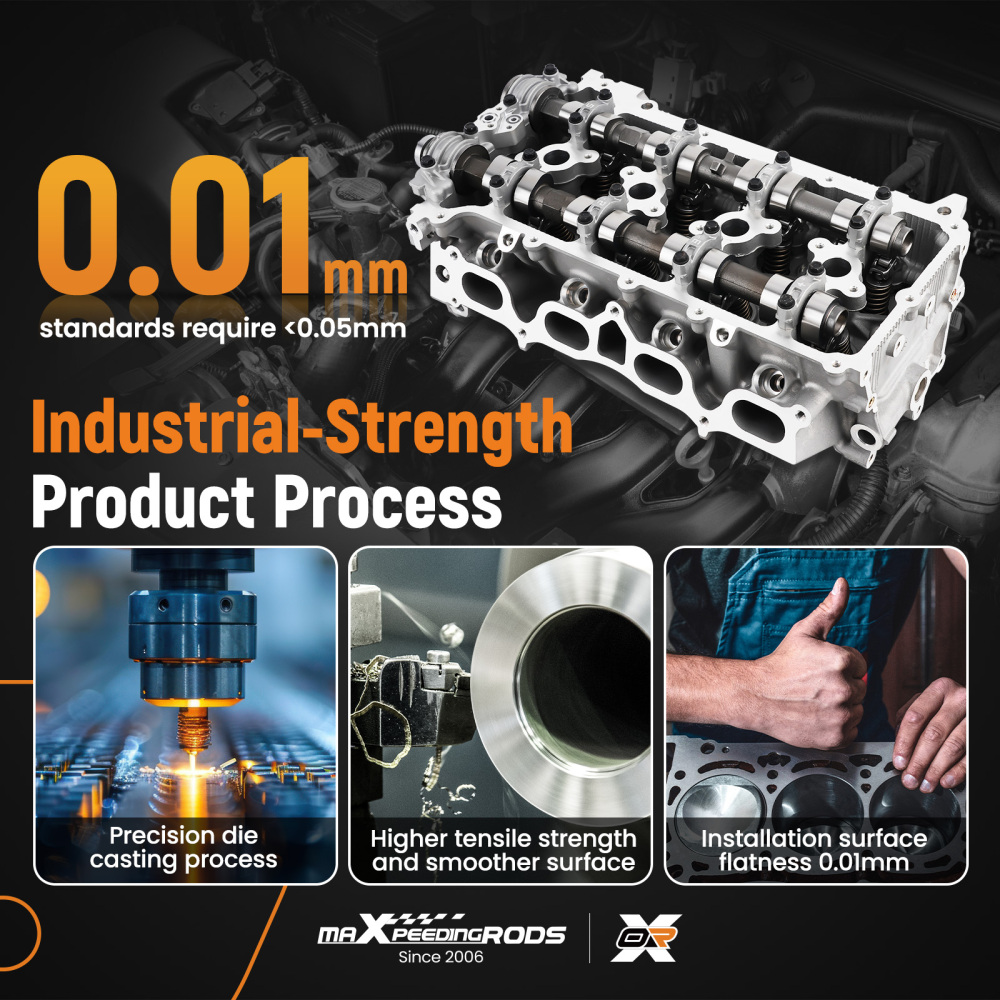 Complete Cylinder Head compatible for Toyota Tacoma Toyota 4Runner 2TR-FE 2.7L 2005-2022