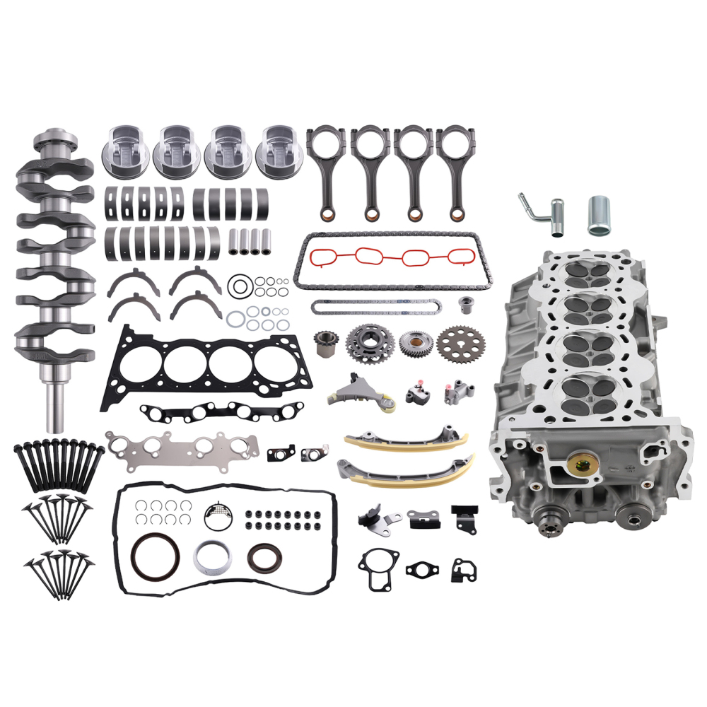Cylinder Head w/ 2TRFE Engine Rebuild Kit compatible for Toyota Tacoma 4Runner 2.7L 16 V