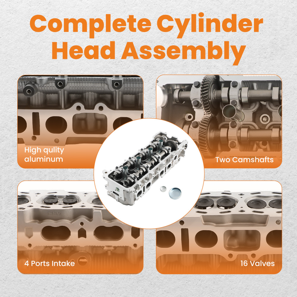 Cylinder Head compatible for Toyota Tacoma 2.4L 2.7L 2RZFE 3RZFE 2001-2004 11101-79266