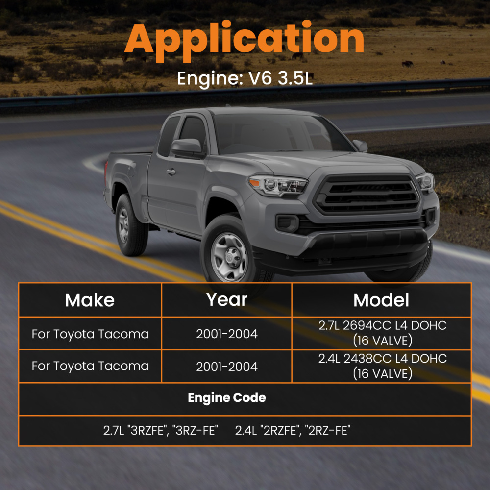 Cylinder Head compatible for Toyota Tacoma 2.4L 2.7L 2RZFE 3RZFE 2001-2004 11101-79266