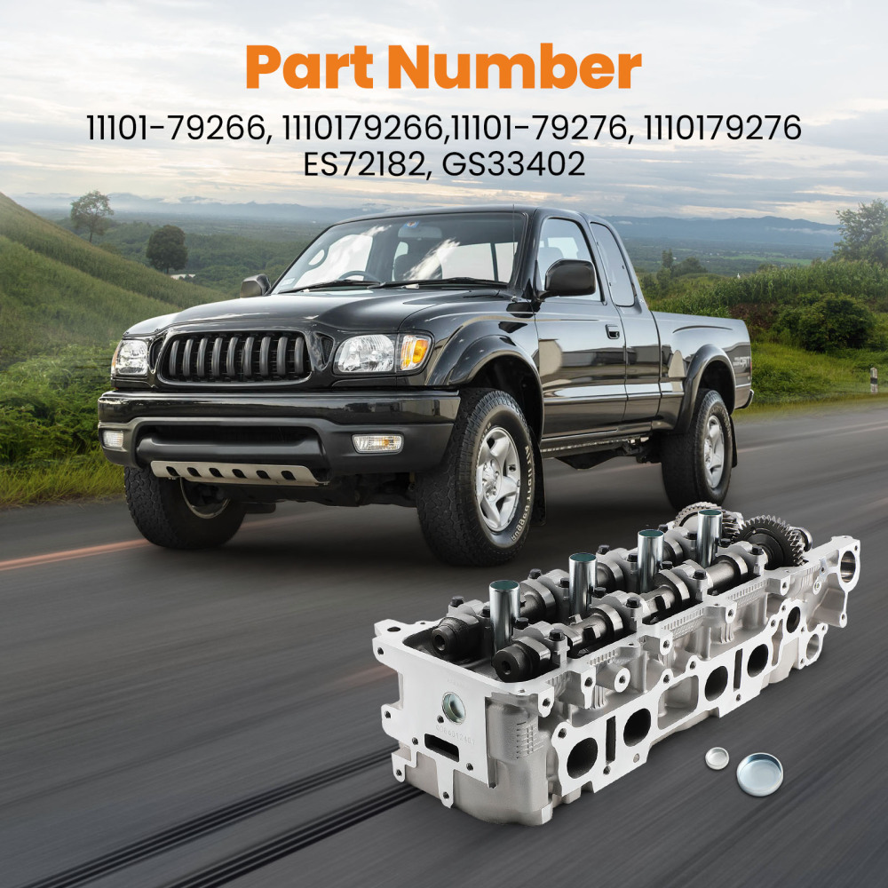 Cylinder Head compatible for Toyota Tacoma 2.4L 2.7L 2RZFE 3RZFE 2001-2004 11101-79266