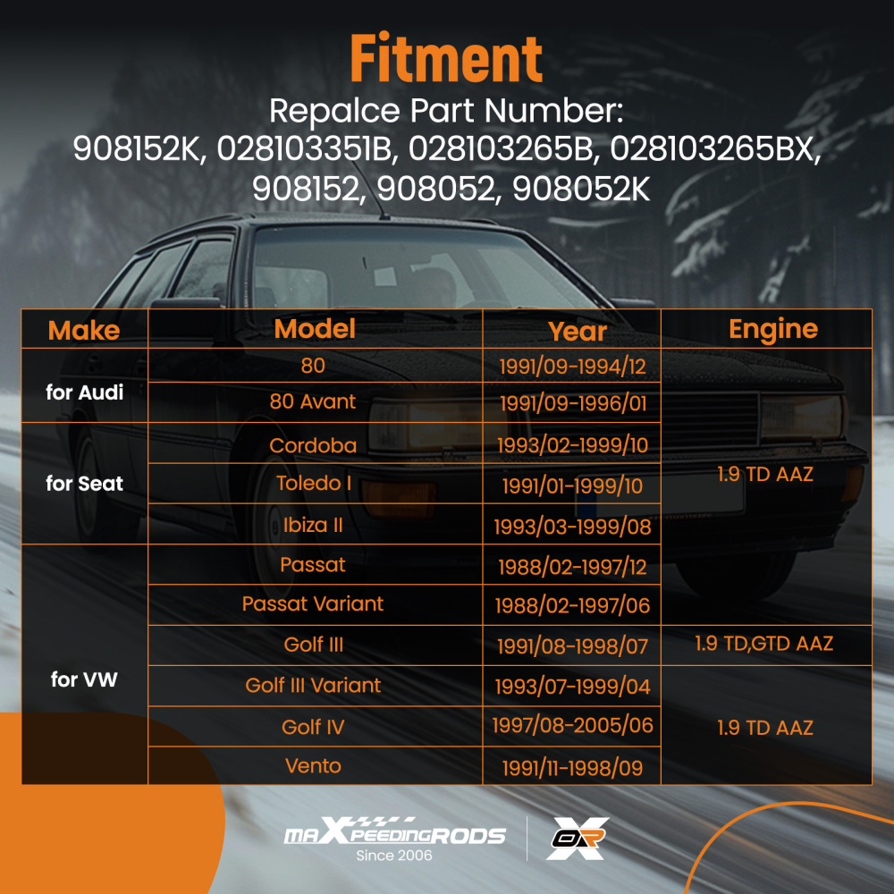 AAZ Engine Cylinder Head Complete for VW Golf Passat Seat Toledo Ibiza Audi 80
