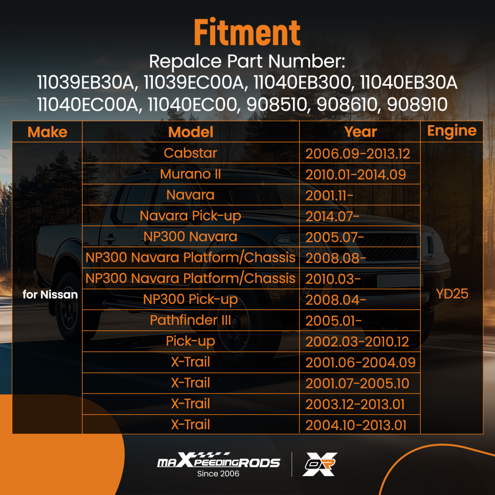 COMPLETE CYLINDER HEAD 908510 compatible for NISSAN NAVARA D40 PATHFINDER R51 YD25 2.5 DCI