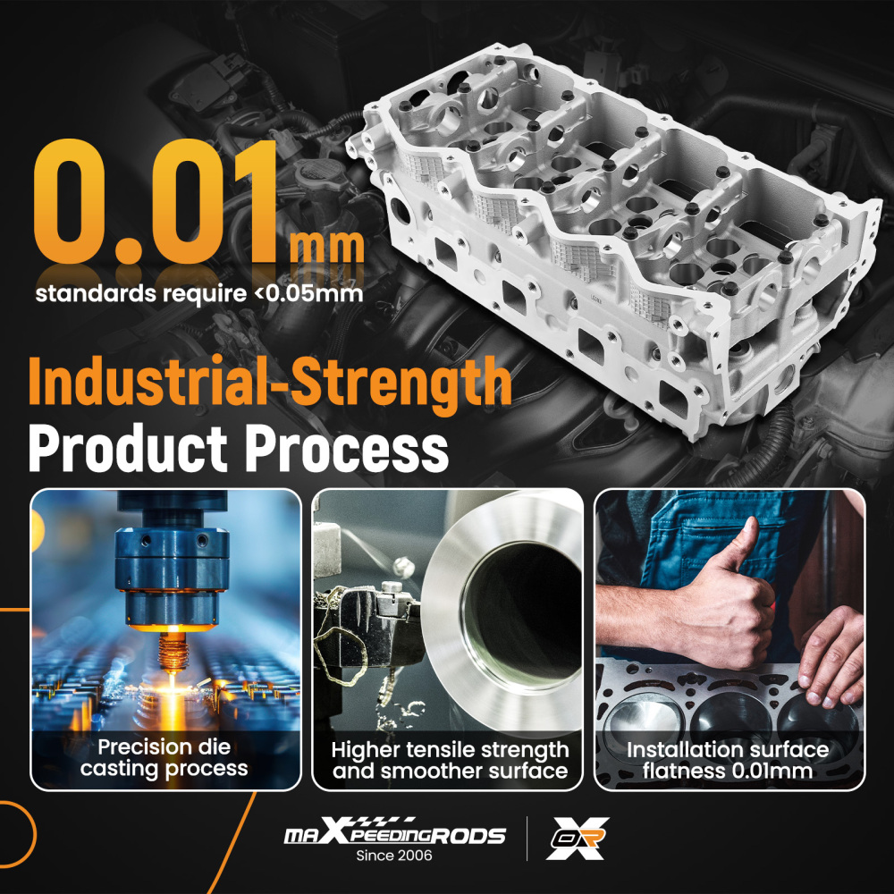 Cylinder Head Kit compatible for Nissan Navara D40 D22 compatible for CABSTAR F24M F24W 11040EB300 908510