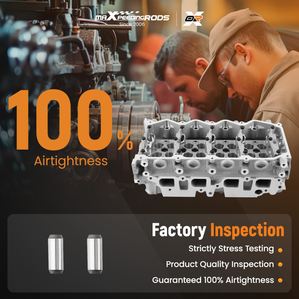 Cylinder Head Kit compatible for Nissan Navara D40 D22 compatible for CABSTAR F24M F24W 11040EB300 908510
