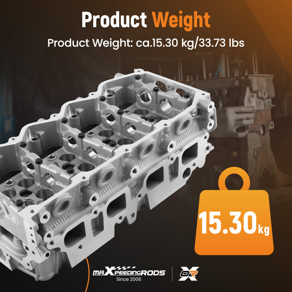 Cylinder Head Kit compatible for Nissan Navara D40 D22 compatible for CABSTAR F24M F24W 11040EB300 908510