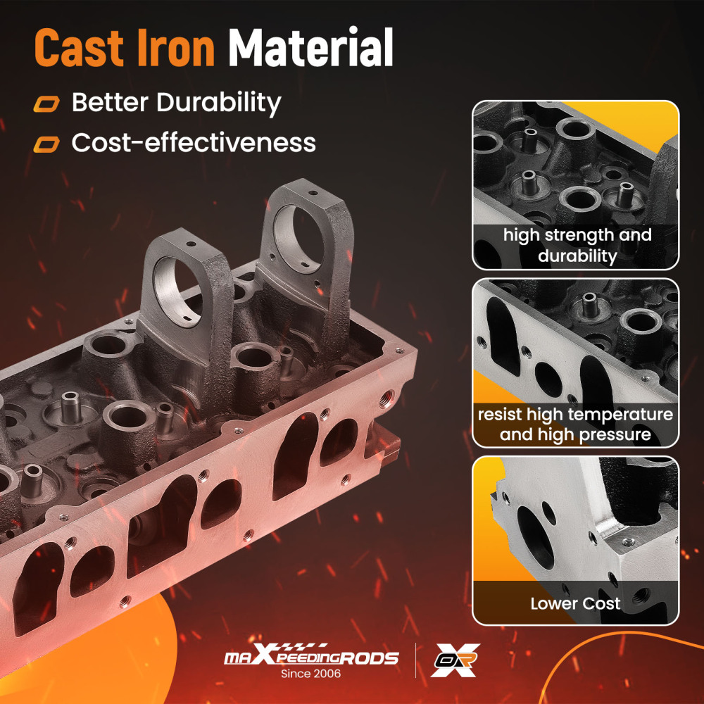 1x Bare Cylinder Head EHF140-3 compatible for Ford Ranger 2.3L VIN A 1996-1997 2.5L VIN C