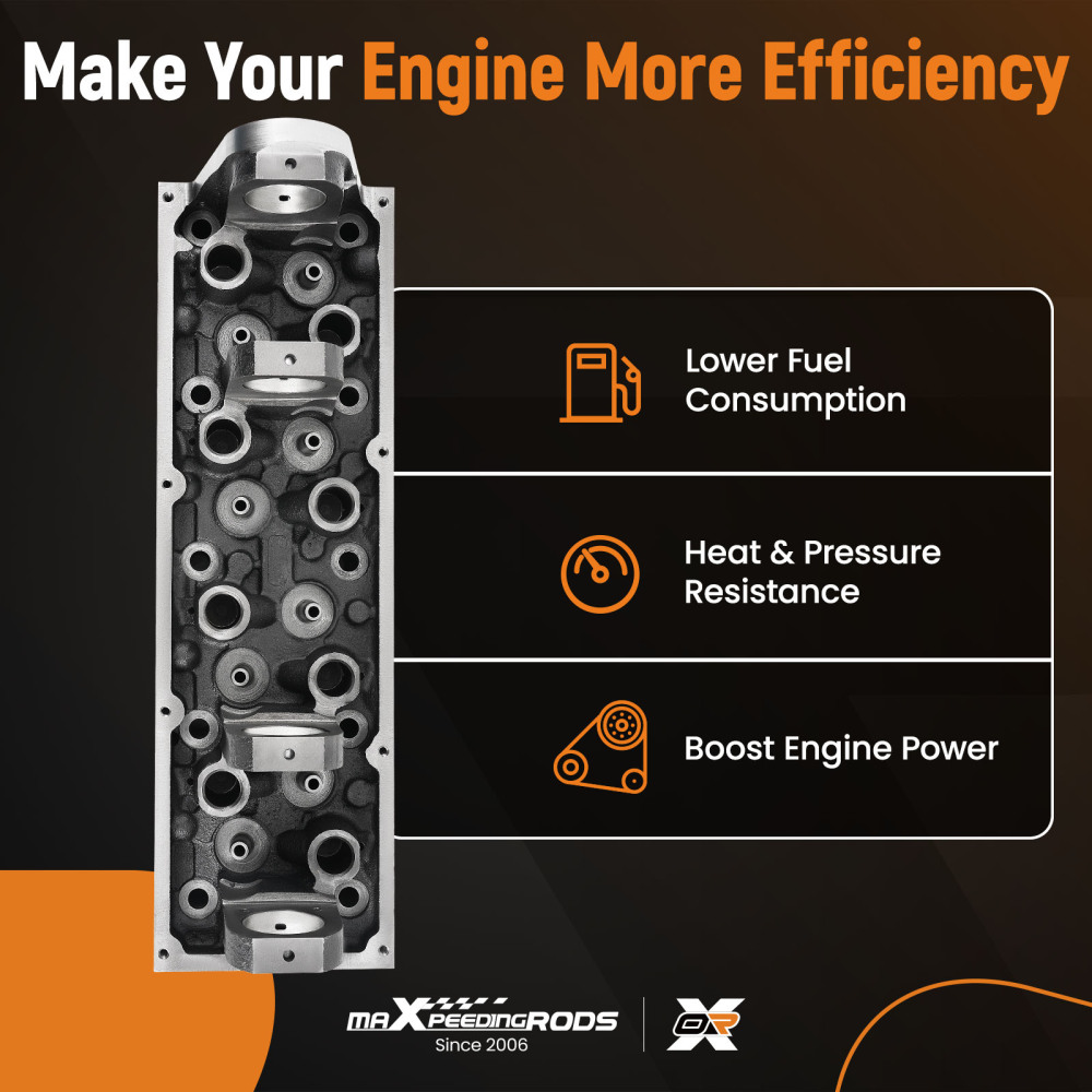 1x Bare Cylinder Head EHF140-3 compatible for Ford Ranger 2.3L VIN A 1996-1997 2.5L VIN C