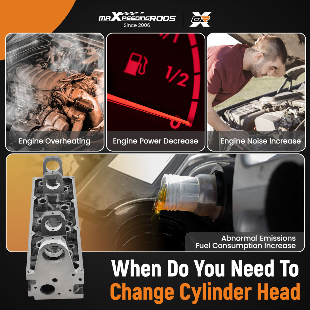 1x Bare Cylinder Head EHF140-3 compatible for Ford Ranger 2.3L VIN A 1996-1997 2.5L VIN C