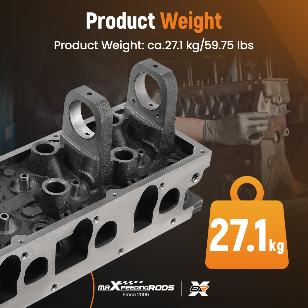 1x Bare Cylinder Head EHF140-3 compatible for Ford Ranger 2.3L VIN A 1996-1997 2.5L VIN C