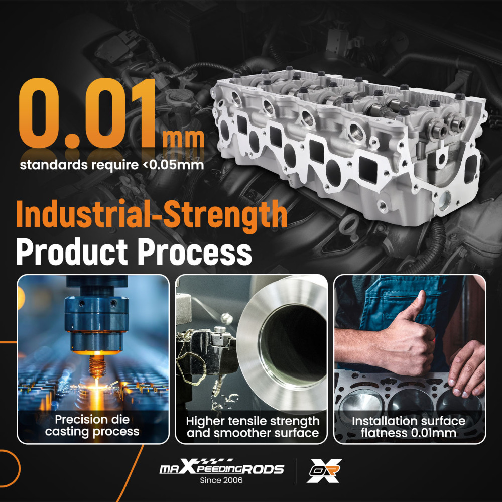 Cylinder Head compatible for Nissan ZD30 Navara D22 ZD30 compatible for Patrol Y61 GU 2953cc 11039VC101