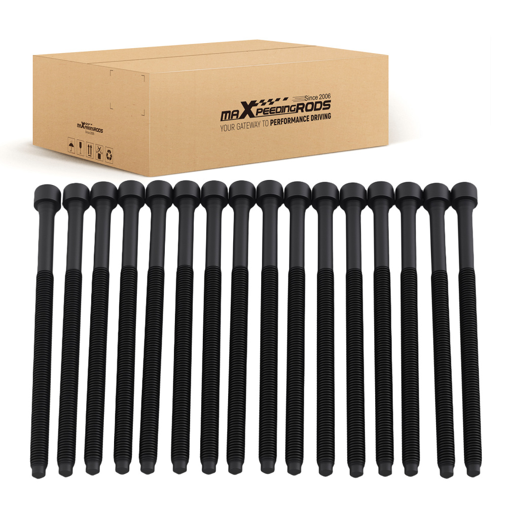 Engine Cylinder Head Bolt Set compatible for Audi Q5 Q7 S4 S5 SQ5 compatible for VW Touareg V6 3.0L