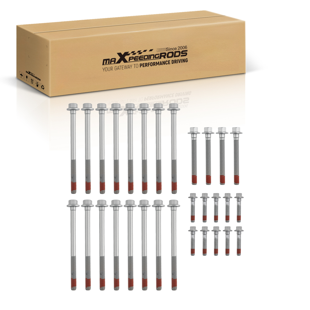 Cylinder Head Studs compatible for Cadillac CTS 5.7L 346Cu V8 2004 12498545 HB349N