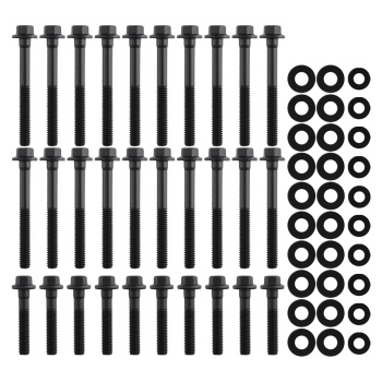 Head Bolts Kit compatible for Chevrolet GM Gen III LS1 LS6 4.8L 5.3L 5.7L 6.0L 2004+