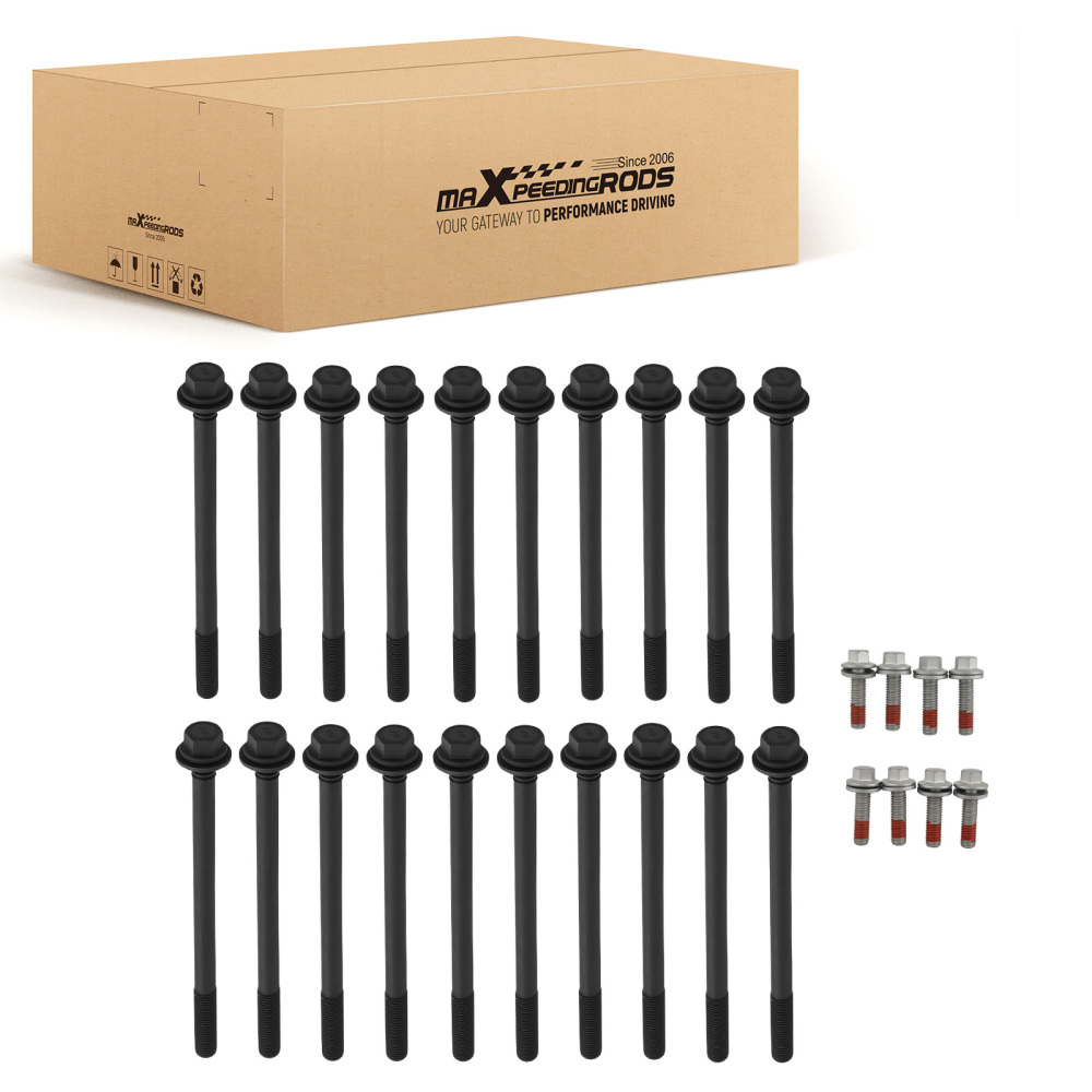 28pcs Cylinder Head Bolts compatible for Dodge Ram 1500 4.7L V8 2002-2013 ES71129 HB14700