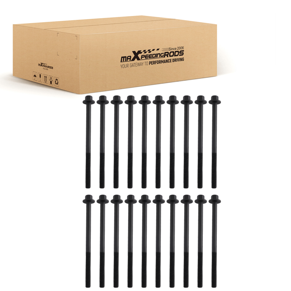 12mm Diameter Cylinder Head Bolts compatible for Ford F150 compatible for Mustang 5.0L 2011-2017 ES72480