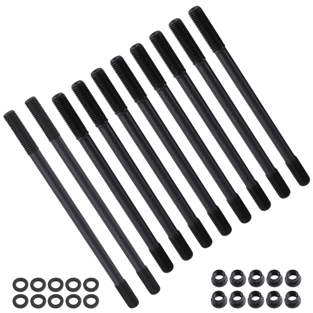 Cylinder Head Stud Kit compatible for Honda/Acura Integra GS, LS, RS, SE 1.8L Non-VTEC DOHC