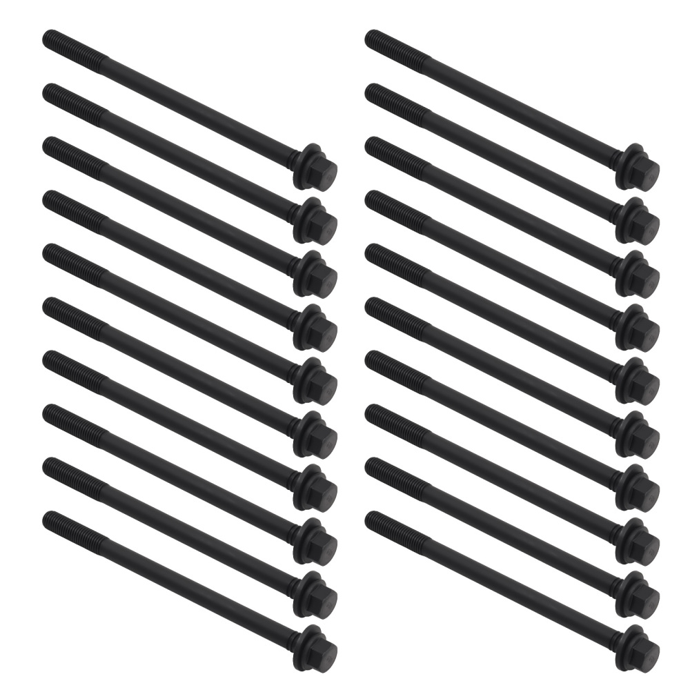 Cylinder Head Stud Bolt Kit compatible for Chrysler Aspen 4.7L V8 2007-2008 HBK040