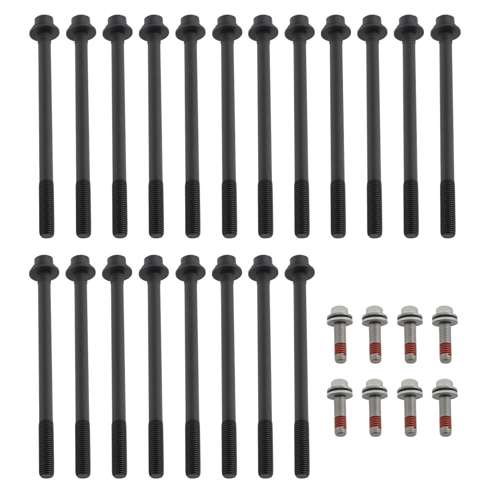 Cylinder Head Stud Bolt Kit compatible for Chrysler Aspen 4.7L V8 2007-2008 HBK040