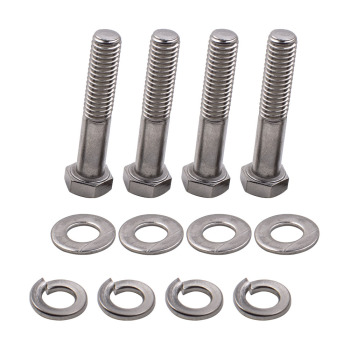 304 Stainless Steel Engine Hex Bolt Kit compatible for Chevy SBC Small Block 265 305 307