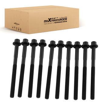 10 * Head Bolt Set HB320 compatible for Hyundai Accent Veloster compatible for Kia Rio Soul 1.6L 2012-2019