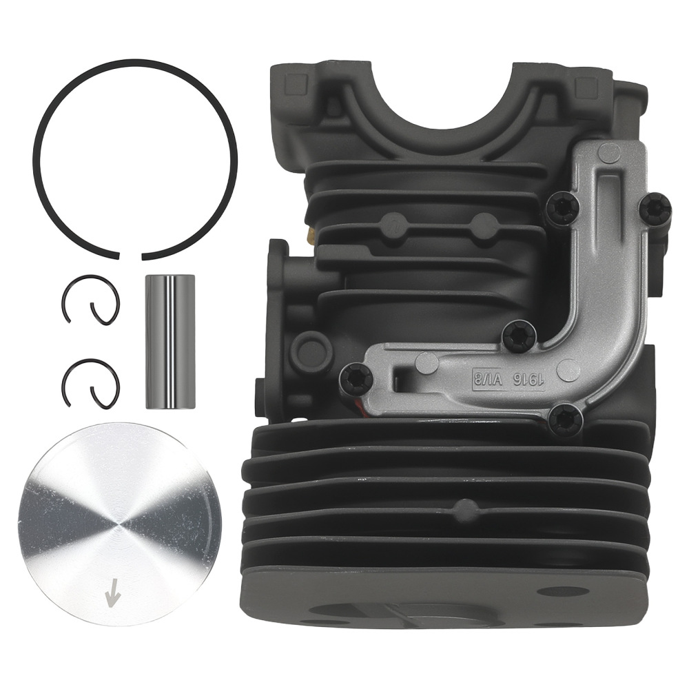 PistonCylinder Kit compatible for Husqvarna 455 455e Rancher Chainsaw 47mm Rebuild