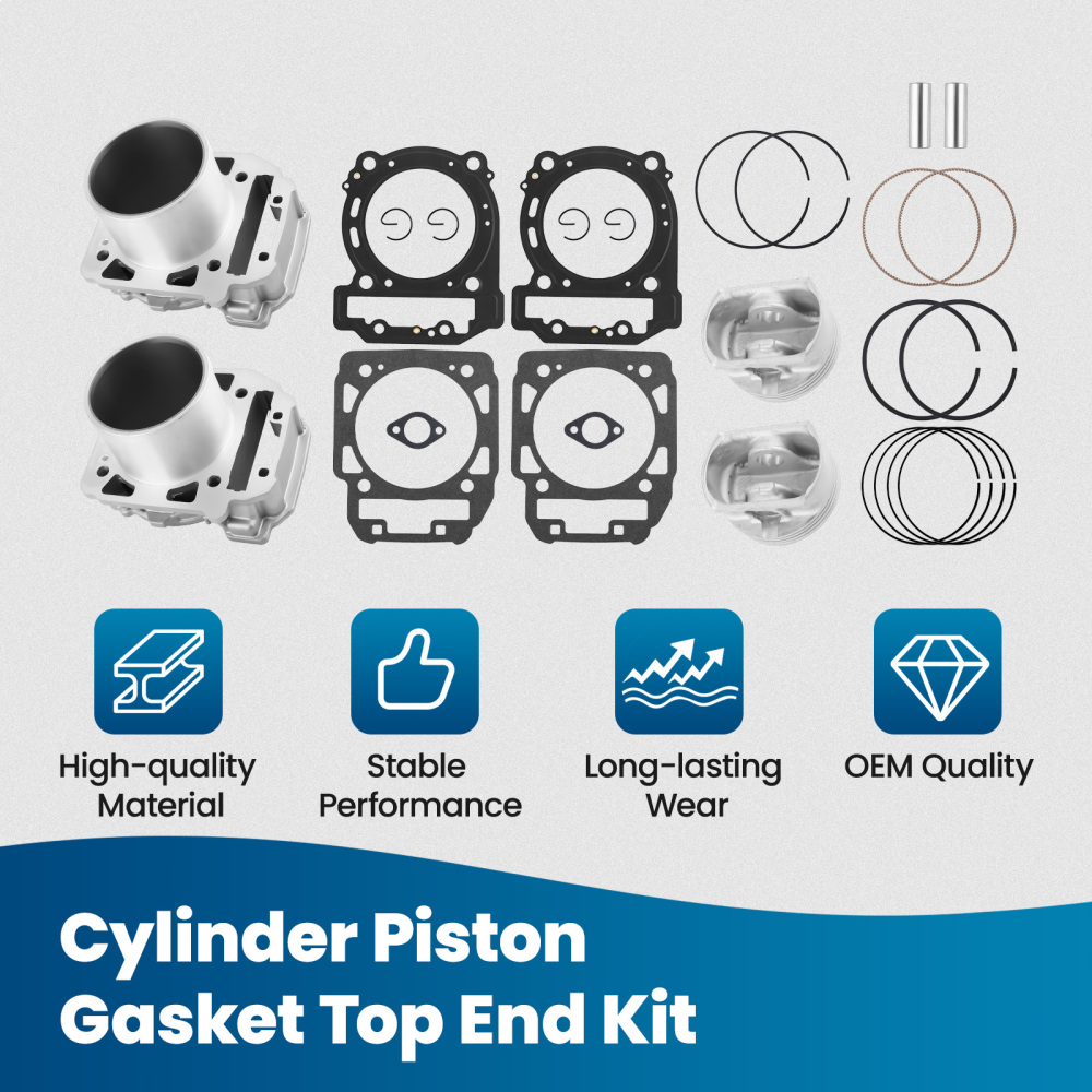 Front Rear Cylinder Piston Kit compatible for Can-Am Outlander 1000 MAX 2012-2020 4206235