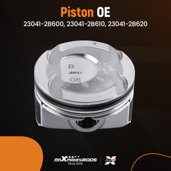 4 Pcs Connecting Rod Piston For 2012-2015 2016 compatible for Hyundai Accent compatible for Kia Rio 1.6L DOHC