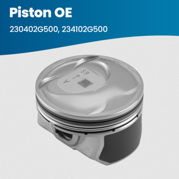 Engine Pistons w/ Rings Kit For 2011-2019 compatible for Kia Sorento Optima compatible for Hyundai Sonata 2.4L