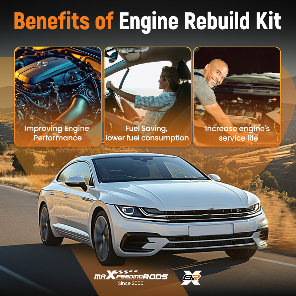 1.8T Engine Rebuild Overhaul Kit compatible for VW Passat compatible for Audi A4 A5 TT CDAA CDAB CDHA CDHB